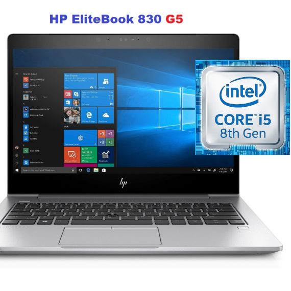 HP EliteBook 830 G5 Core i5-8350U I 8Go I 256 Go NVMe I Win 10Pro I 13.3″ IPS Full HD Tactile [Remis à Neuf]