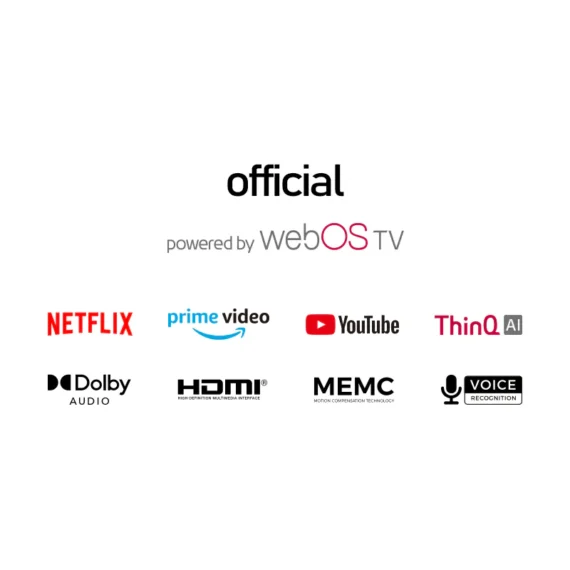 TV AIWA WS-558N Resolution 4K LG webOS TV 55 pouces