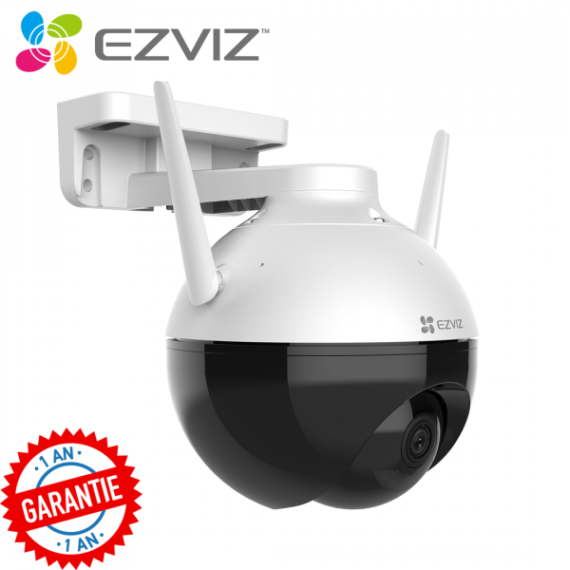EZVIZ C8C Smart WIFI Outdoor 360° PTZ Camera with Active Defense, Night Vision and Human Detection