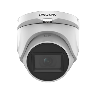 HIKVISION Camera Interne Fixed Turret 5MP,IP67, IR30m, build-in mic 12M