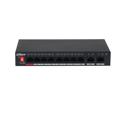 PFS3010-8ET-96 10-Port Unmanaged Desktop Switch with 8-Port PoE