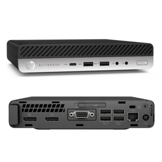 HP Elitedesk 800 G3 Mini Core i5-6500T I 8Go DDR4 I 256Go SSD I Win 10 Pro Remis à Neuf