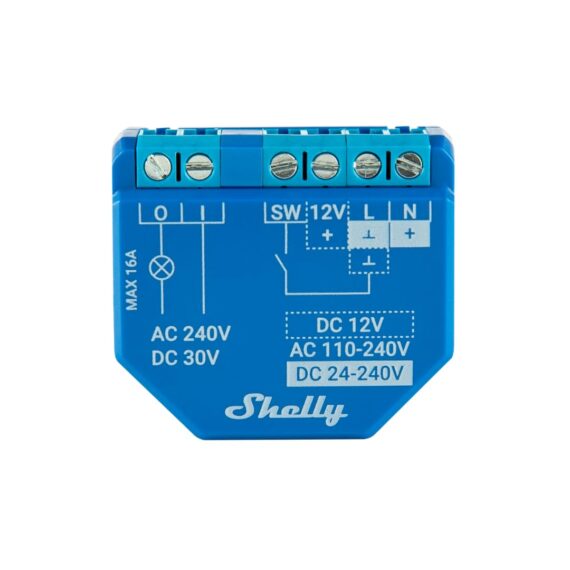 Shelly Plus 1 relais wifi simple avec contact sec