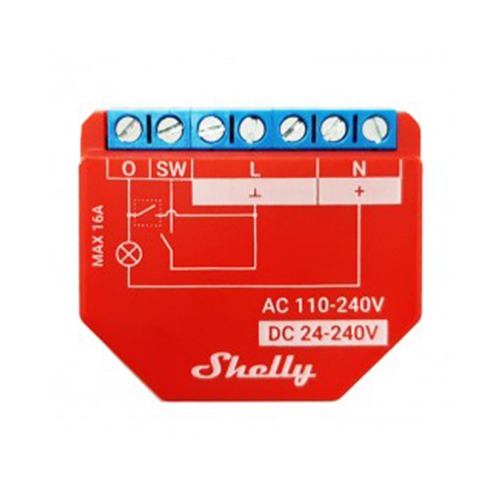 Shelly Plus 1PM relais wifi domotique avec mésure de consommation