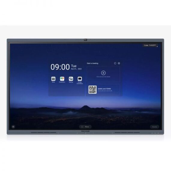 MAXHUB 75 » Tableau Interactif UHD LCD Panel SMART camera Microphone support 8m/180 Win OS Zero Bonding Technology